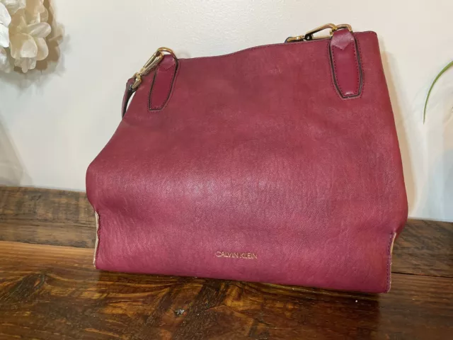 Calvin klein elaine bubble lamb novelty triple compartment online tote