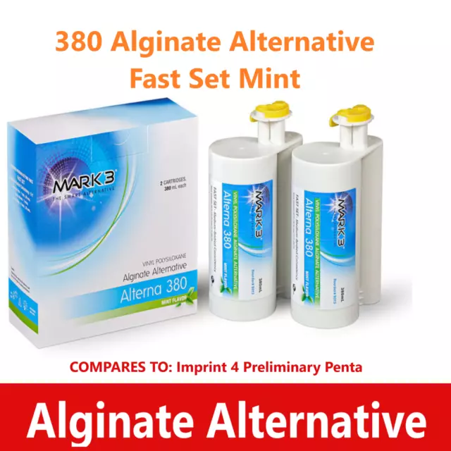 Dental AlgiNot Alginate Alternative Volume Intro Kit:  380 ml Cartridge, Mark3