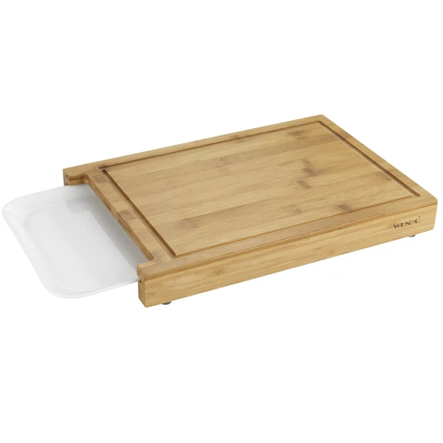 Tagliere da Cucina Tagliere con Vassoio Bambusbrett Tagliere di Legno