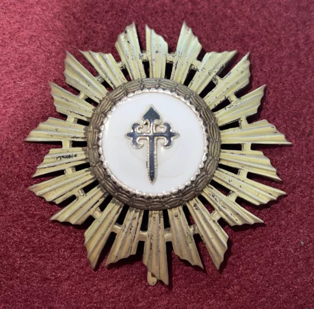 Portugal Plaque De Grand Croix De L’ordre De Saint Jacques De L’epee " Argent "