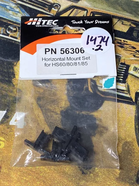 Hitec PN56306 Vertical Mount Set: HS60/80/81/85 NewInPack USA Shipped