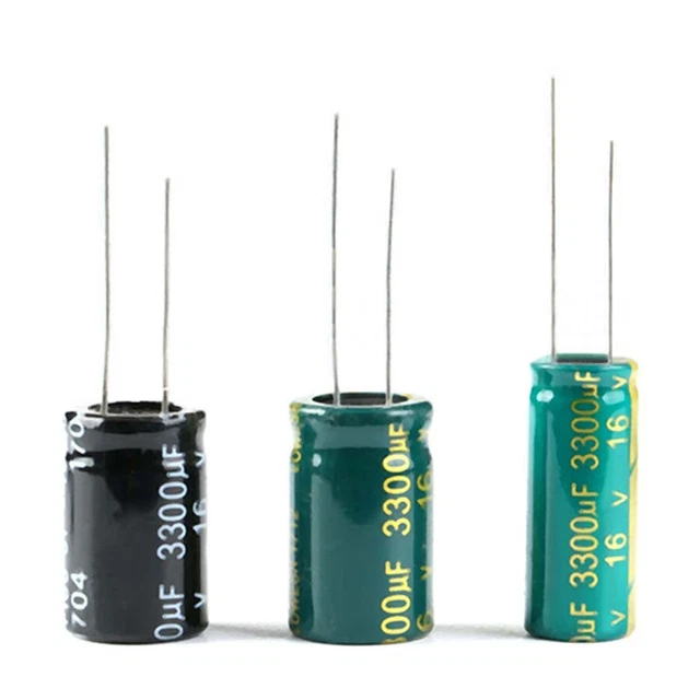 3300uF 16V Condensatore elettrolitico radiale alluminio 16V 3300uF 13*21 mm 2