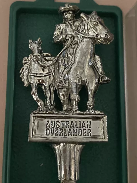 Vintage Sundowner Collectors Spoon-Silver Plated Figural-AUSTRALIAN OVERLANDER