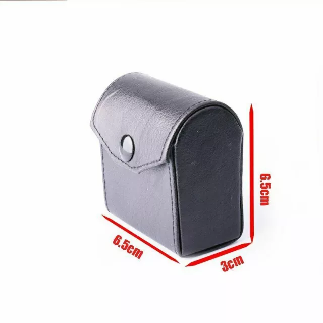 PU Leather Camera Lens Filter Bag Wallet Case & 3 Pockets for 37~62mm Filter S