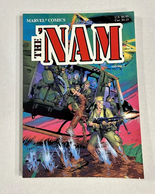 THE NAM Volume 2  MARVEL COMICS Book 1988 1st Print Stan Lee TPB Vintage Good