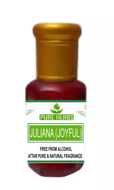 Pure Herbs Juliana (Joyeux) Attar Pure et Naturel Parfum pour Unisexe