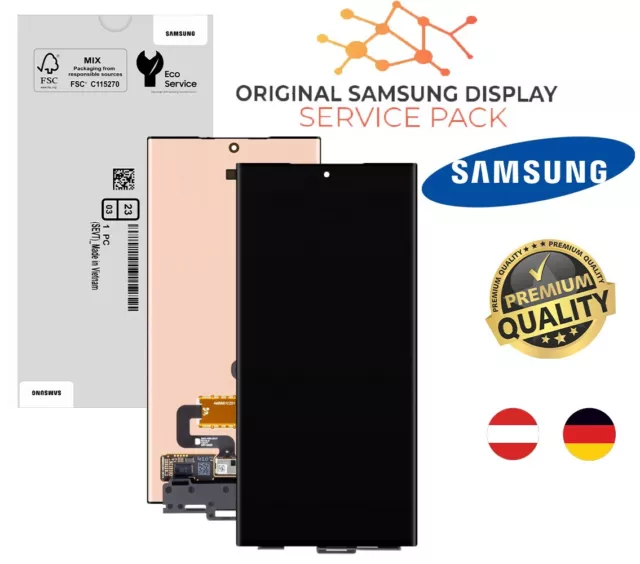 ✅ORIGINAL✅Samsung Galaxy S23 Ultra S918B LCD Display Touch Screen Schwarz
