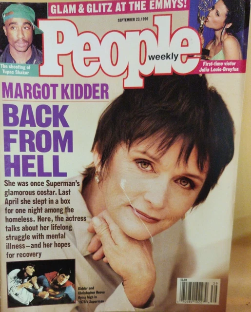 PEOPLE magazine UNREAD - MARGOT KIDDER - TUPAC.    55