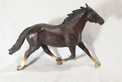 Vintage Breyer Horse Chestnut Pacer Dark Matte w/ Black Halter model #46