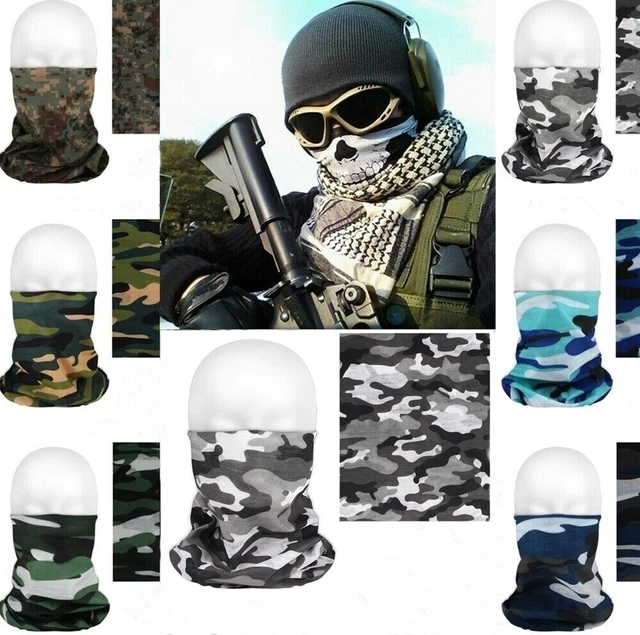 Multifunktionstuch BW Bundeswehr Bandana Skull Totenkopf Maske Motorrad Halstuch