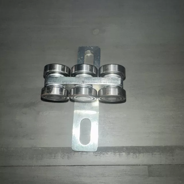 6 Wheel T Type Trolley Assembly Stable Welded Roller  Electric Hoist single
