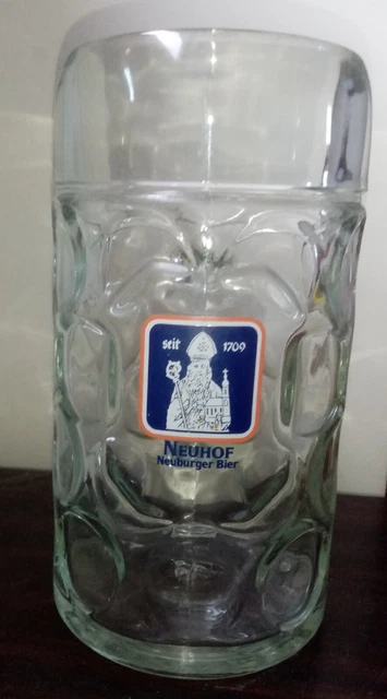 Chope à bière en verre à poignée extra large de 1 ... – Grandado