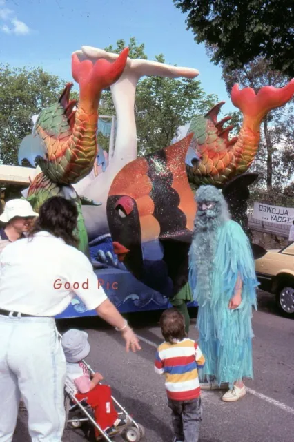 #SL10 - y Vintage 35mm Slide Photo- Strange Parade Creature- 1980