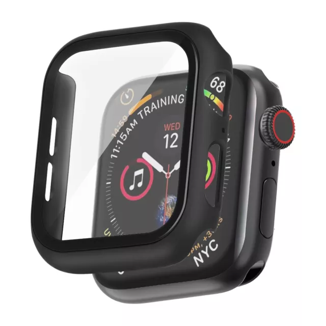 Apple Watch Case 38mm Series 3 2 1 with Tempered Glass Screen Protector