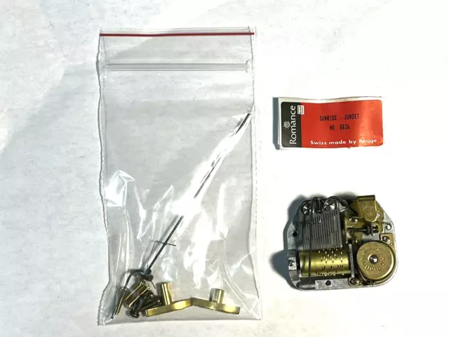 Reuge Romance Music Box Movement Swiss Made Sunrise - Sunset No. 5536