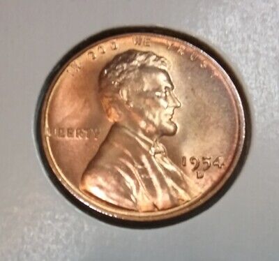 1954 Lincoln Wheat Cent  D - BU - Uncirculated