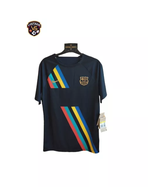 NEUES FC Barcelona Fußball-Trainingsshirt vor dem Spiel 2022–2023 (S)...