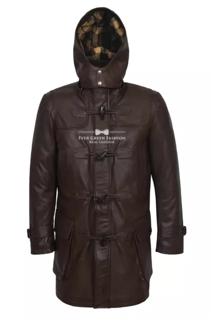 Knee length on sale leather jacket