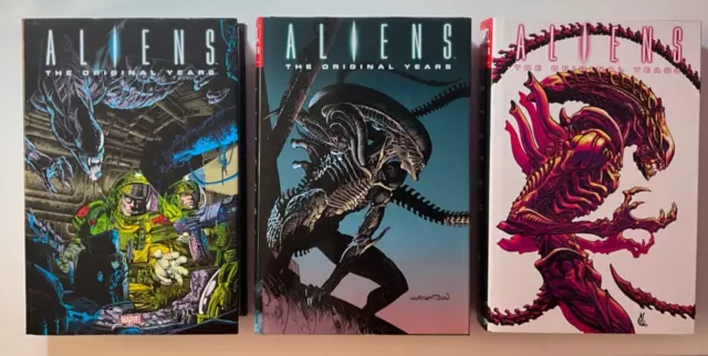 Aliens The Original Years Omnibus Vol 1 3 4 Marvel Comics Horror Halloween