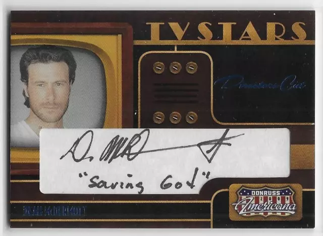 2009 DONRUSS AMERICANA TV STARS DIRECTORS CUT AUTOGRAPH Dean McDermott #16/20