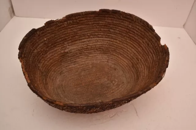 ATQ OLD Nisqually Puyallup Salish Native American Indian Imbricated Berry Basket 2