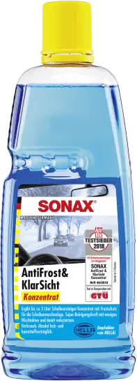 Sonax 03323000 Anti Frost & Klar Sicht Konzentrat Frostschutz 1 Liter