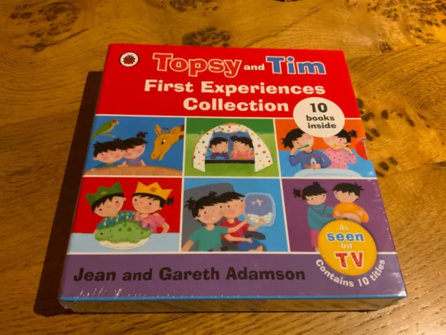 Topsy and Tim First Experiences 10-copy slipcase, NEW and sealed in case books