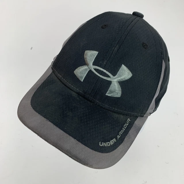 Under armour Nero Grigio Ragazzi Sfera Cappello Aderente Taglia Unica Baseball