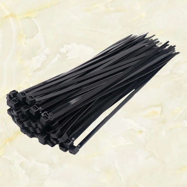 10 pacchetti fascette per cavi bloccaggio cravatte organizer corde pesanti