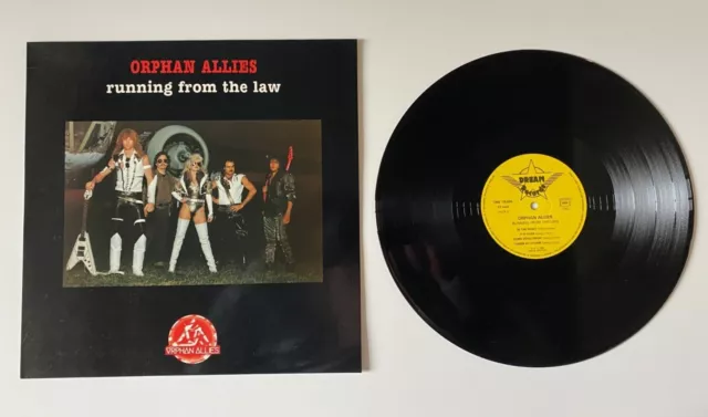 ORPHAN ALLIES Running from The Law Rare LP vinyl 33t French 1st press 1986