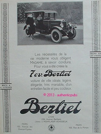 Publicité Ancienne Auto Mathis Torpédo 8 CV 1926 - Issue De Magazine, France