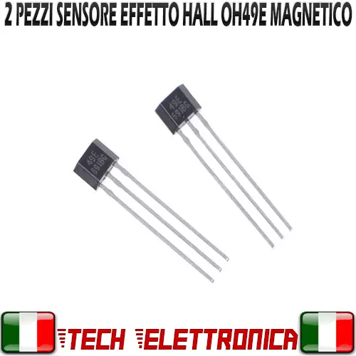 2PZ Sensore OH49E Magnetico Effetto Hall OH49E 49E