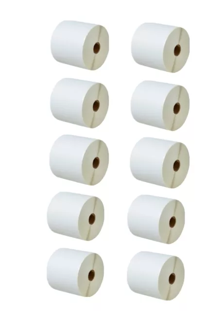 10 Rolls 4x6 Direct Thermal 500/R Shipping Labels for Zebra Eltron 2844 Rollo