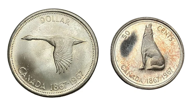 #E5215 - Canada : Set of Silver coins - Federation centenial 1867-1967