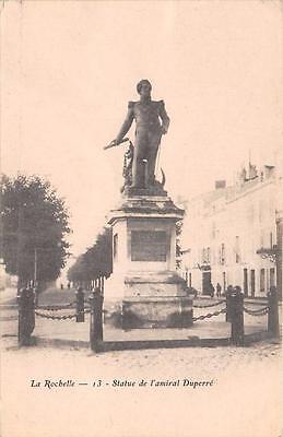 DÉP17/ LA ROCHELLE STATUE DE L'amirale Duperré CPA 
