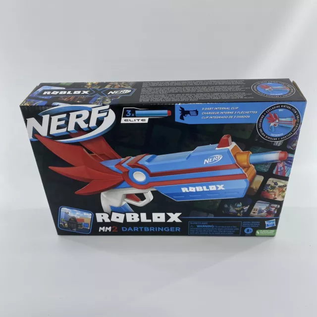 Lançador de Dardos Nerf - Roblox - MM2 Dartbringer - Hasbro -  superlegalbrinquedos