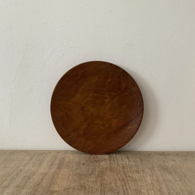SNW Piatto Da Portata In Legno Rustico 42,9 Cm Con Manico Metallico – Tagliere O Centrotavola Per Nozze - 3