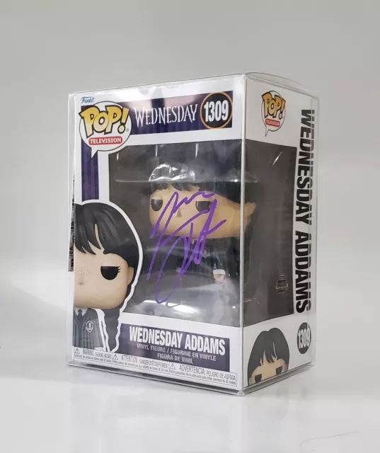 Jenna Ortega signed Funk Pop Wednesday Christmas gift stocking stuffer COA