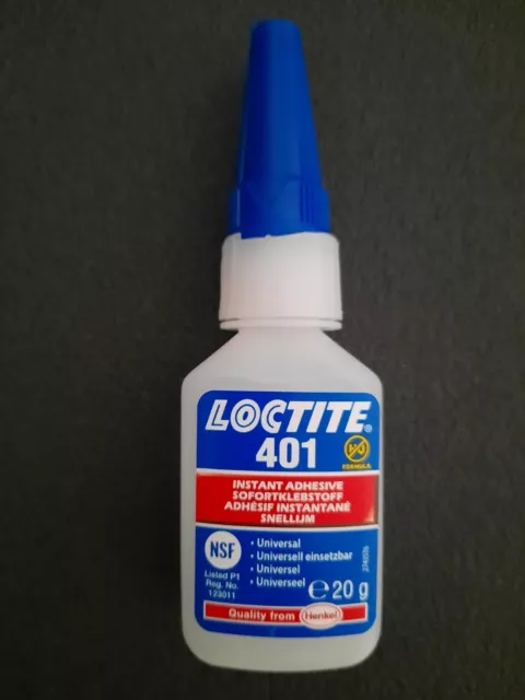 Loctite 401 20g Sofortklebstoff / Sekundenkleber - MHD 11/2024 Original EU-Ware