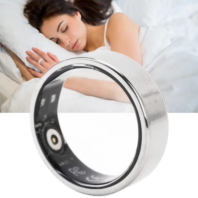 Visual Reference: Smart Health Ring Sleep Temperature Steps Monitoring 18Mah Fitness Ring