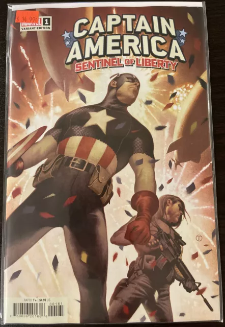 Captain America Sentinel Of Liberty # 1 1:50 (2022) 1/50 Tedesco Variant RI