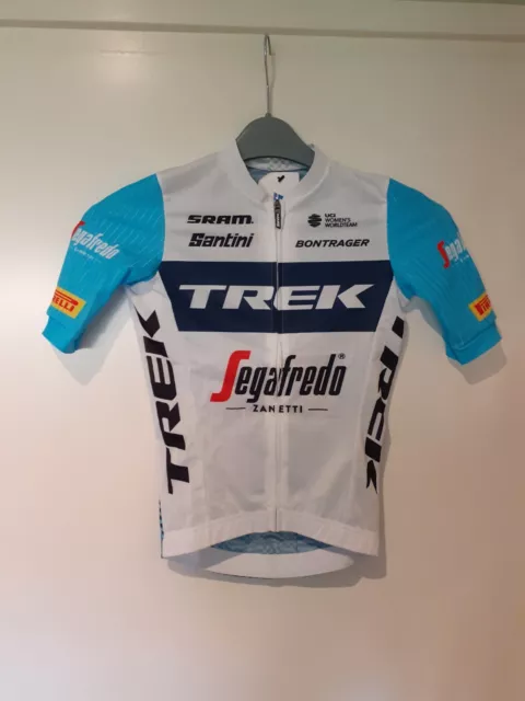 Original Santini Trek Segafredo Damen 2023 Trikot kurz arm race (XS)