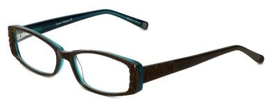 Cinzia Diseñador Gafas de Lectura Cincel C1 En Caqui Verde Azulado 52mm