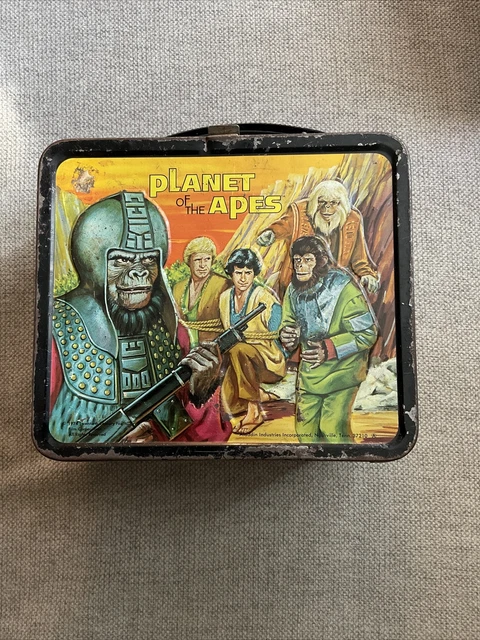 Vintage 1974 Planet of the Apes Lunch Box and Thermos by Aladdin RARE Nice Vintage 1974 Planet of the Apes Lunch Box and Thermos by Aladdin RARE Nice