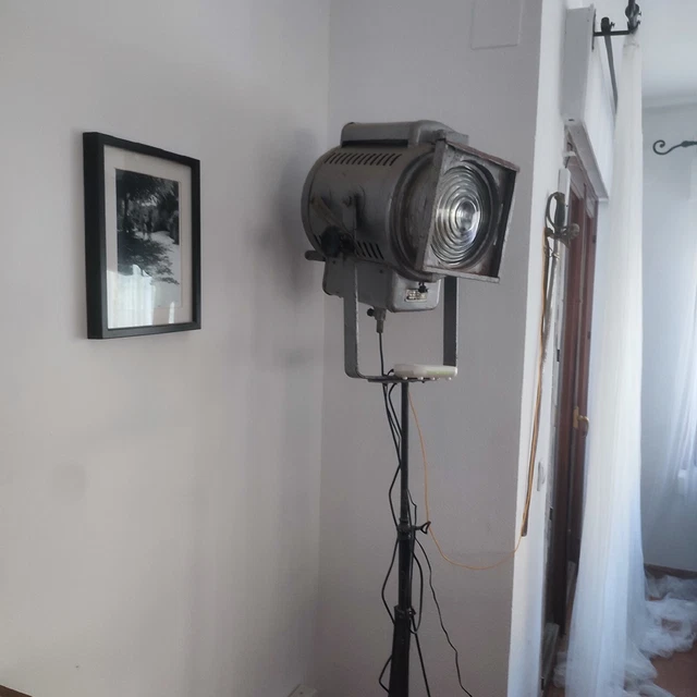 Theatre Lamp. Industrial, Old System, Mid-20th Contury. Loft. Focus.