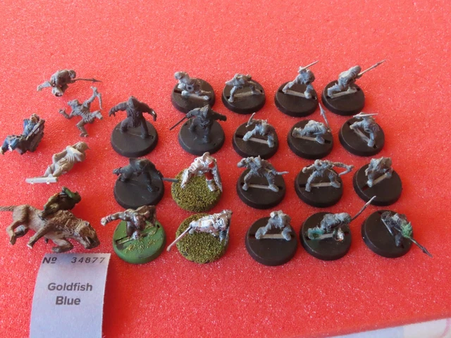 40 Figurines Moria Goblin Warriors - Warhammer / Le Seigneur Des Anneaux - Occasion