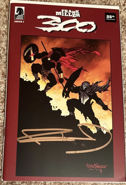 300 DE FRANK Miller (25e année) #1-Couverture Kirkham-SIGNÉE par FRANK