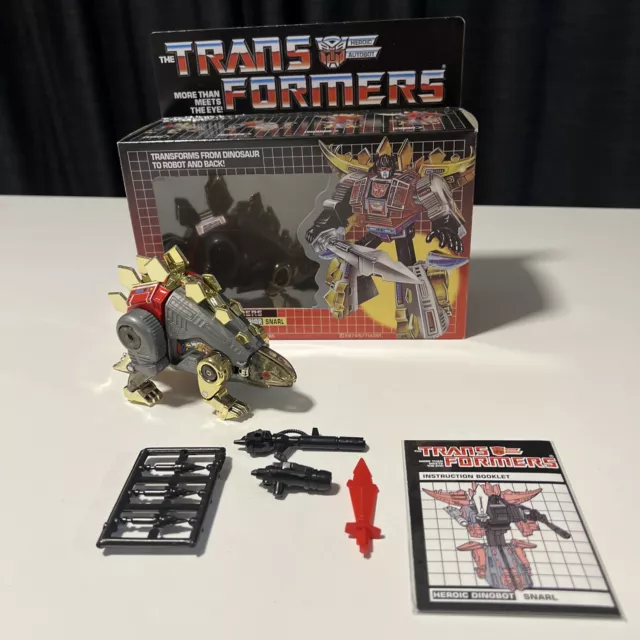 Transformers G1 Dinobot Desert Warrior Snarl KO Stegosaurus