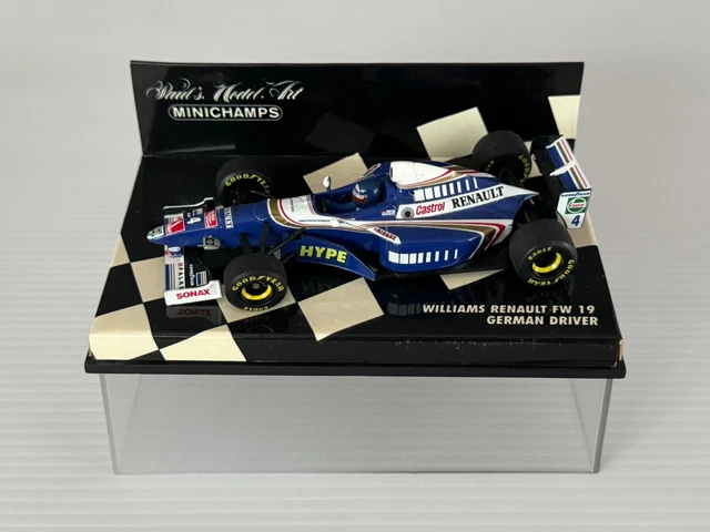 MINICHAMPS 1/43 WILLIAMS FW16 Winner British GP 1994 Damon Hill EUR
