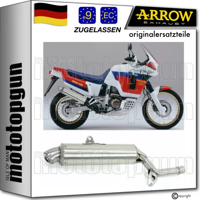 Arrow Auspuff Zugelassen Paris Dacar Edelstahl Honda Xrv 750 Africa Twin 1991 91